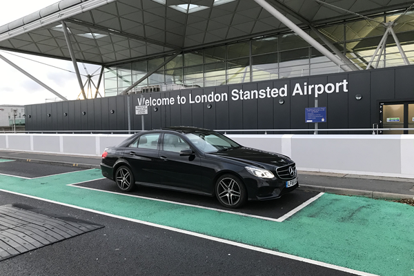 Car parked at Stansted Airport