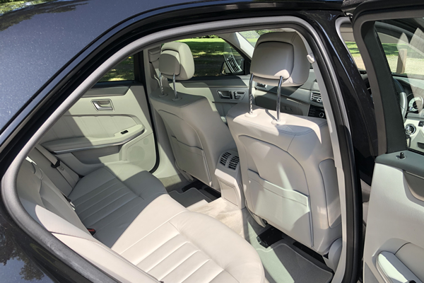 Interior view of Mercedes